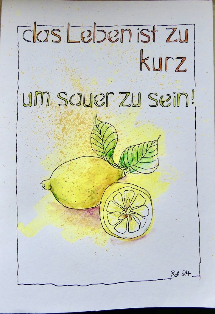 Zitronen Blillet, groß