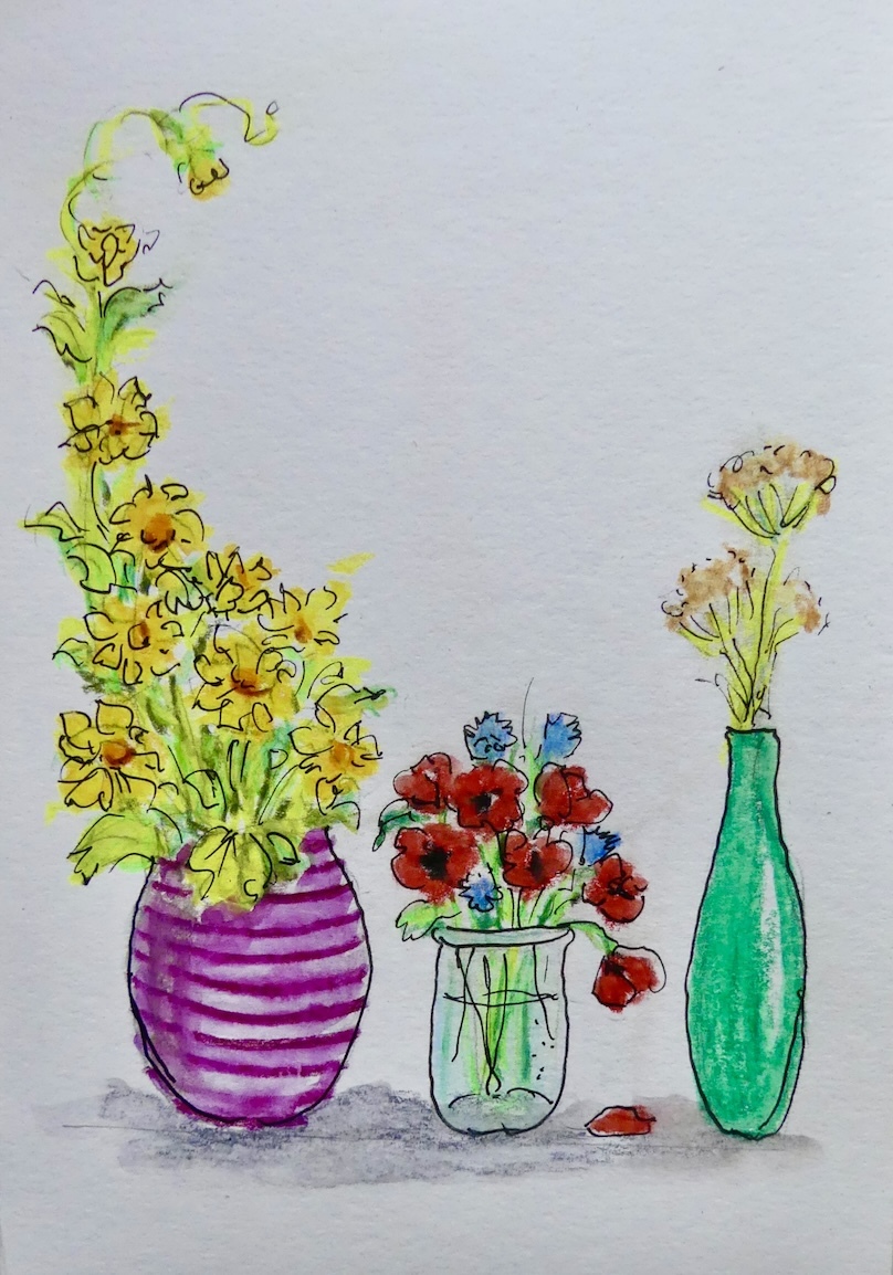 Blumen Billet, klein