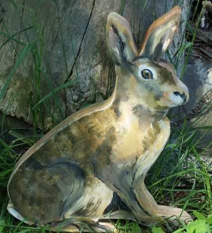 Der Hase, Originalgröße