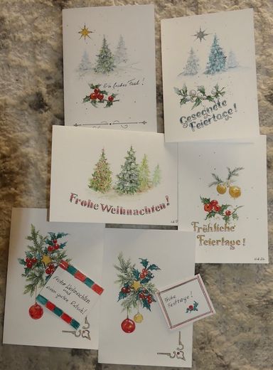 Meine Weihnachtskarten 24,
