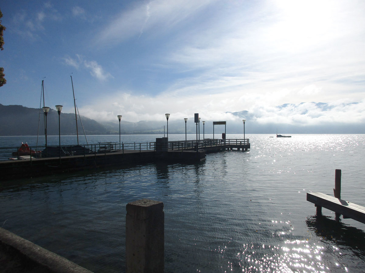 Attersee, Landungssteeg, Herbst