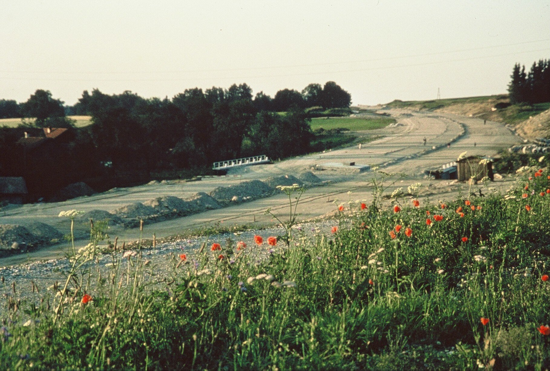 West - Autobahn in Bau, damals unser Stolz, heute großer Lärm... ab diesem Bild alle von Franz Gruber zur Verfügung gestellt