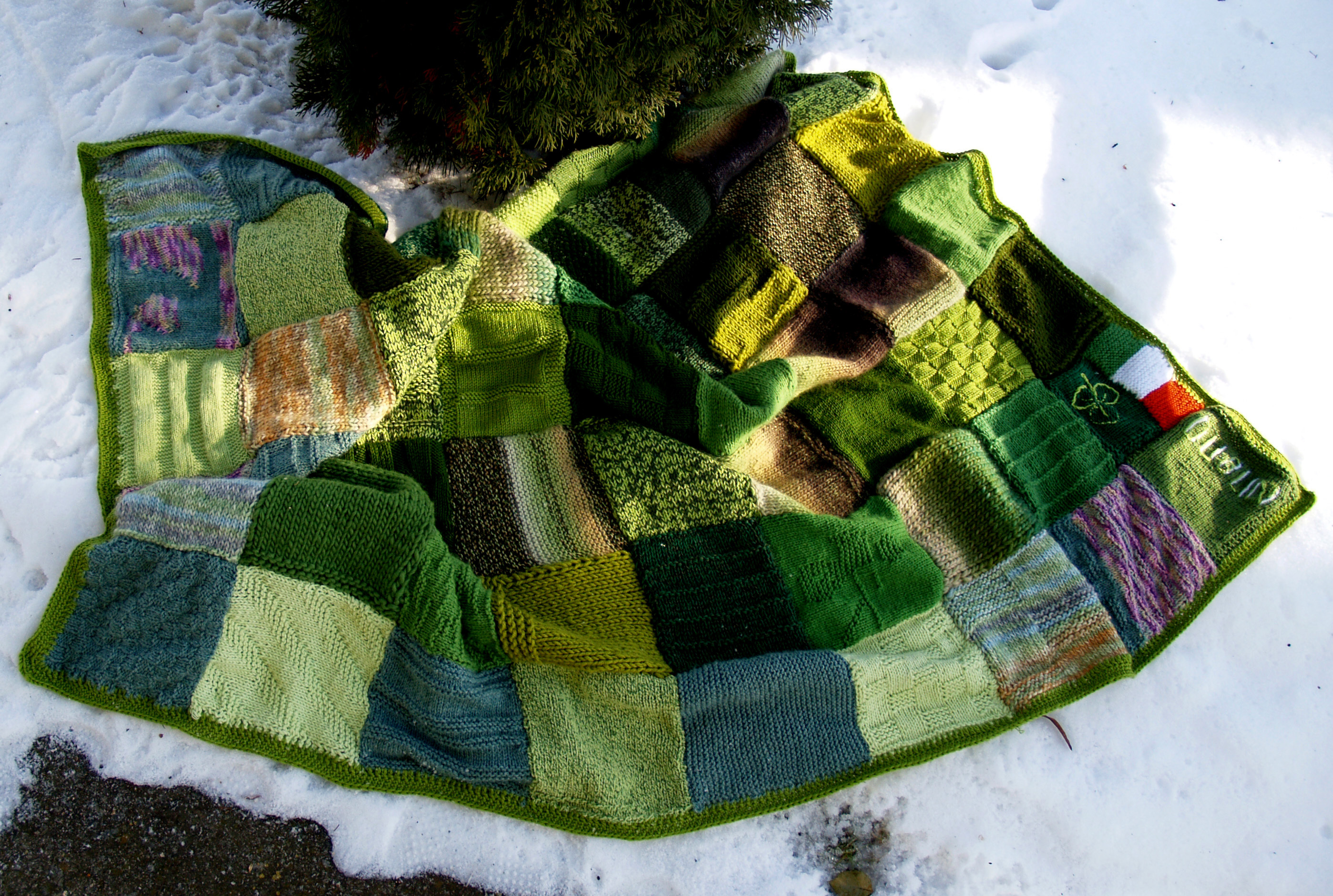 Irlanddecke, Farben nach der Landschaft