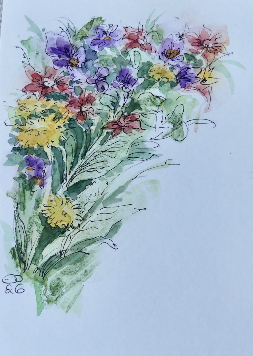 Strauss, bunt
