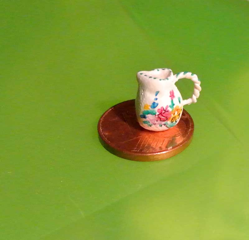 Mein bisher kleinster Krug aus Fimo