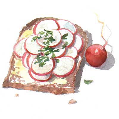 Radieschenbrot