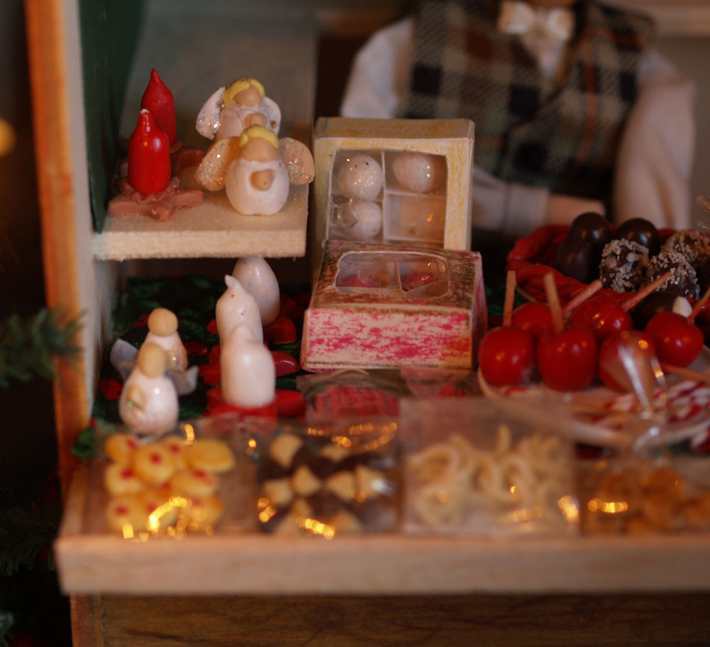 Teile der Verkaufsware vom Stand