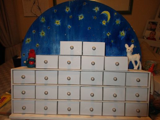 Kugeln als Griffe angeklebt